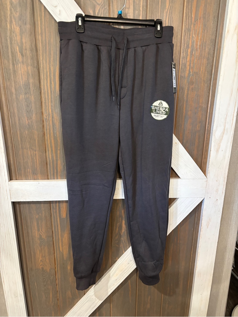 Matix Men’s Sherpa Lined Jersey Joggers Sz Large